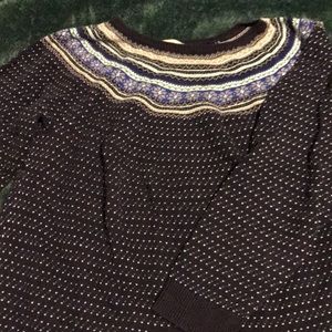 Talbots Fair Isle sweater size 3X